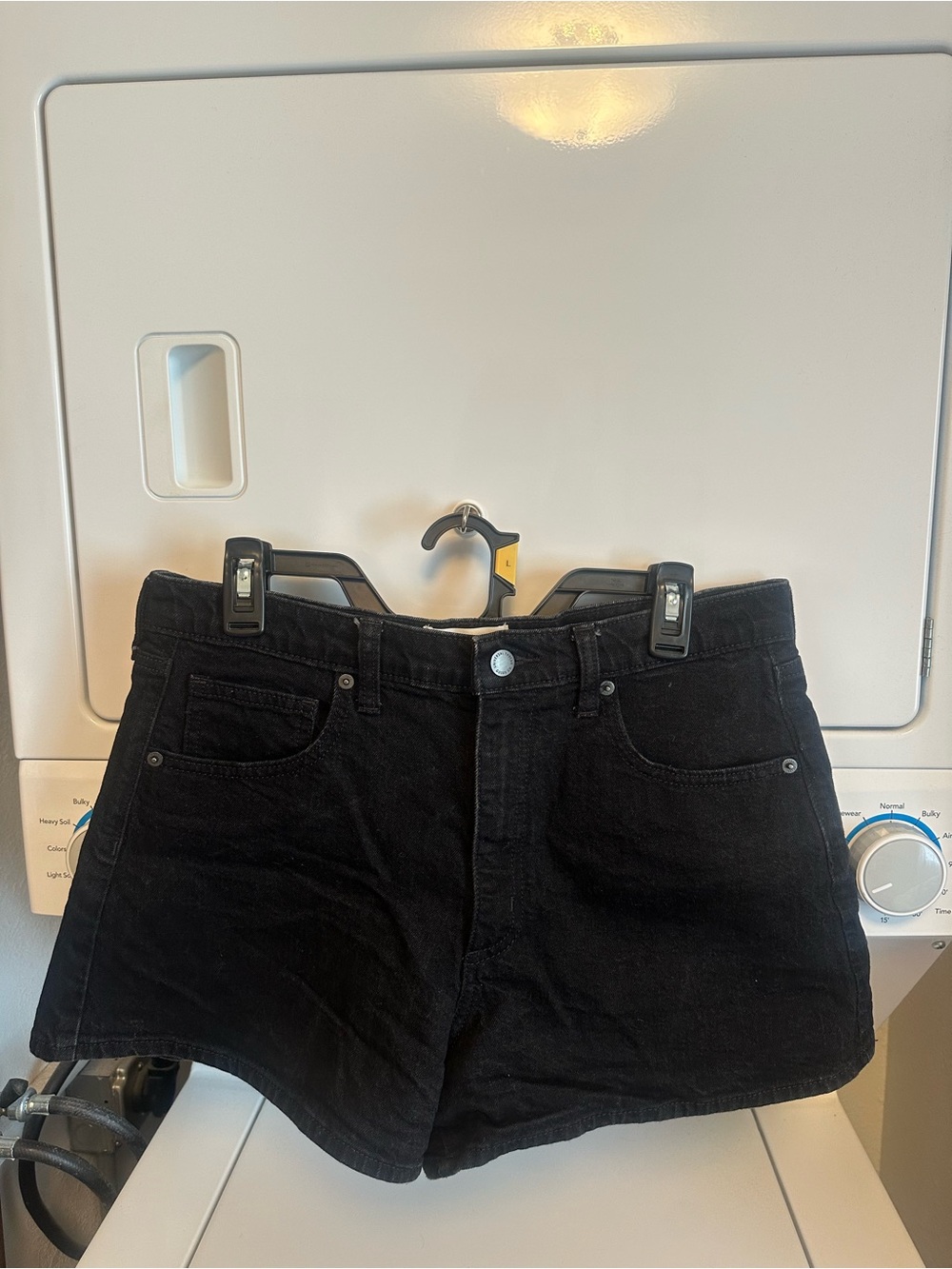 Universal Thread Black High-Rise Denim Shorts